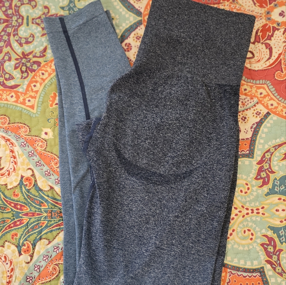 Aoxjox Ombre Contour Seamless Leggings